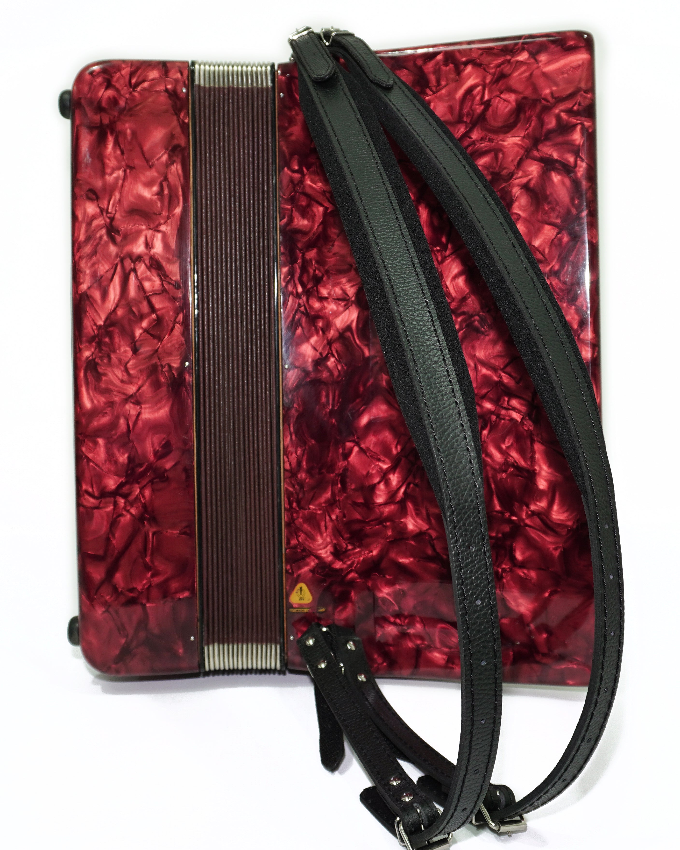 Weltmeister Stella Akkordeon 120 Bass, deutsches Akkordeon Instrument, neue Riemen und Soft Case als Geschenk, originales Tasten-Klavier-Akkordeon, 2675