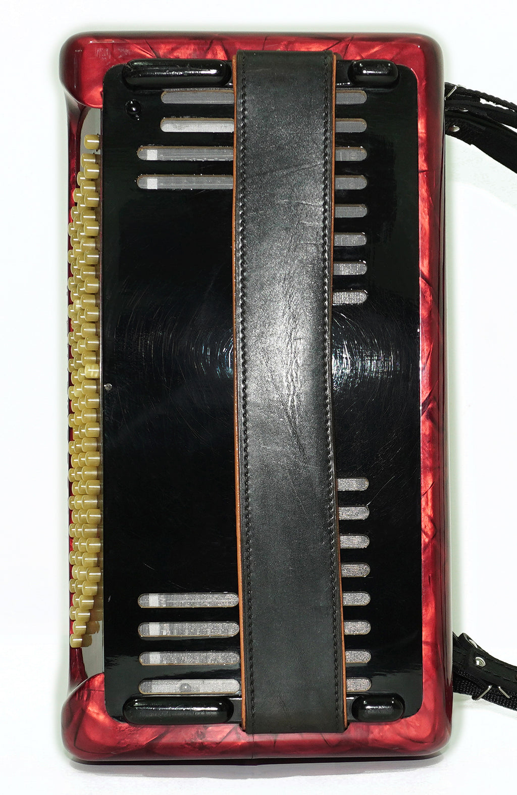 Vintage Hohner Accordina II C Griff Button Accordion 96 Bass, made in Germany, with New Straps and Hard Case, Original Accordeone de Botones, 2686