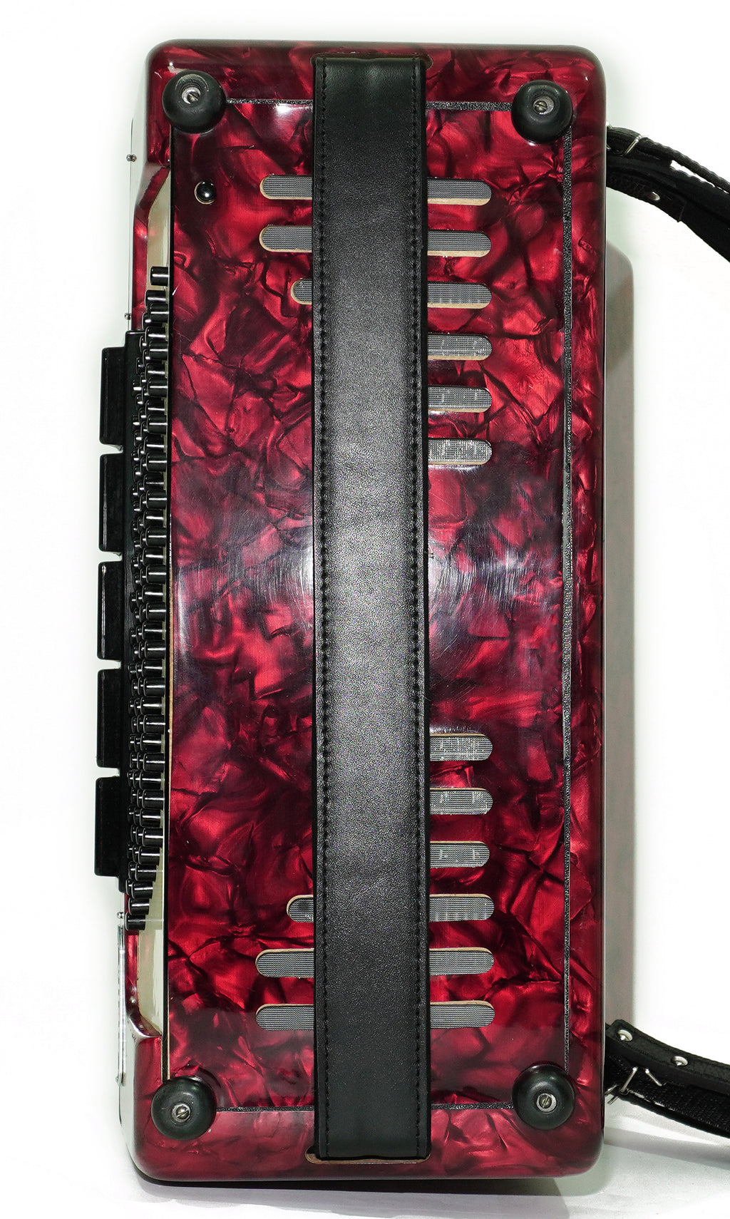 Weltmeister Stella Accordion 96 Bass, German Accordian Instrument, New Straps and Soft Case for Gift, Original Keyboard Piano Acordeone, 2688