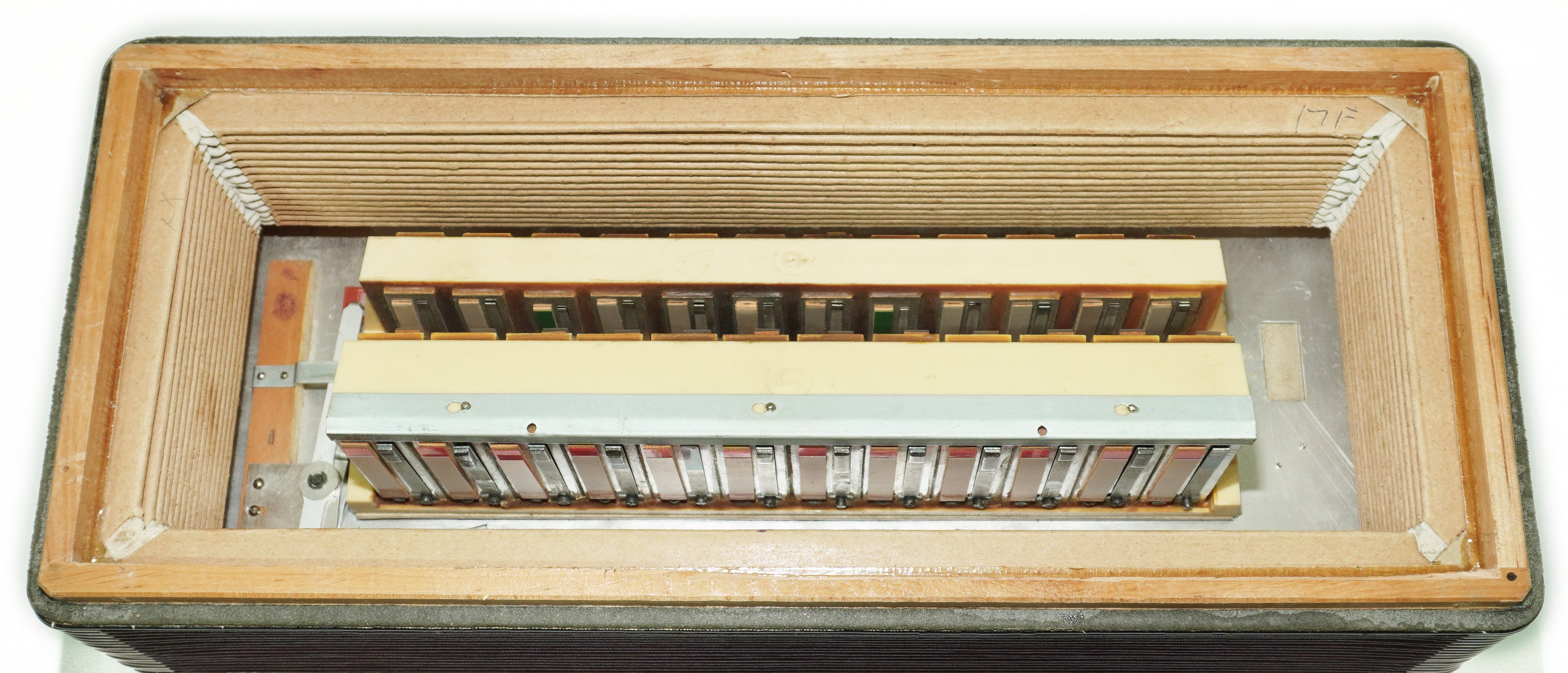 Weltmeister Stella Accordion 96 Bass, German Accordian Instrument, New Straps and Soft Case for Gift, Original Keyboard Piano Acordeone, 2688