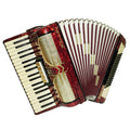 Akkordeon Firotti Elegance 96 Bässe, hergestellt in Deutschland, Pianoakkordeon, Riemen und Hartschalenkoffer, 2695