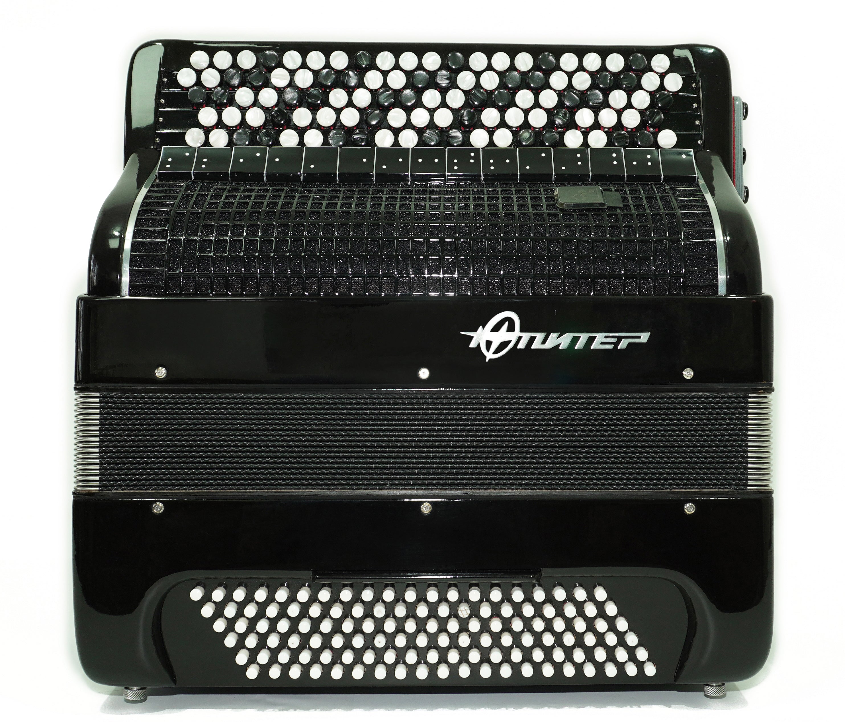Jupiter Lux Button Accordion 120 Bass 5 Row Concert Bayan B Griff Double Cassotto Converter Free Bass and Stradella, The Best Professional Musical Instrument! 2691