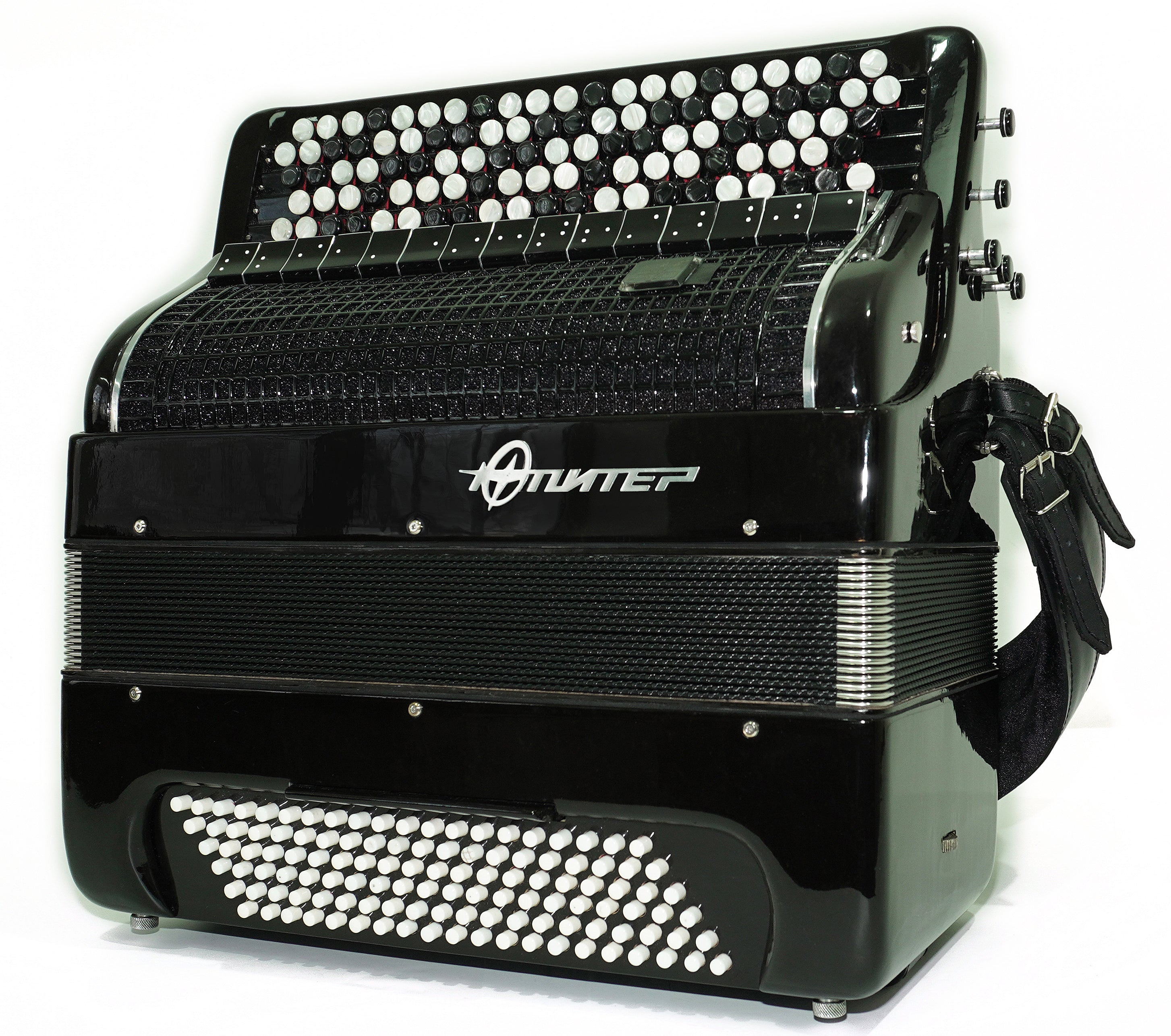 Jupiter Lux Button Accordion 120 Bass 5 Row Concert Bayan B Griff Double Cassotto Converter Free Bass and Stradella, The Best Professional Musical Instrument! 2691