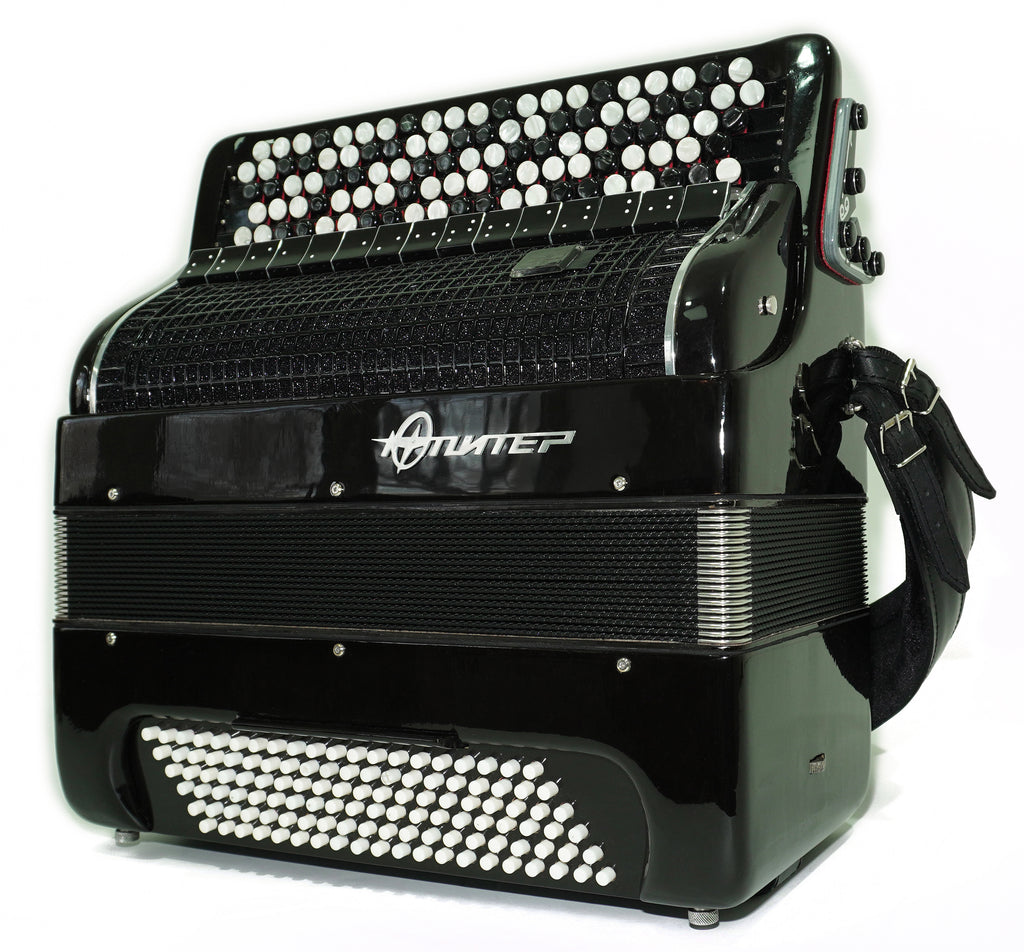 Jupiter Lux Button Accordion 120 Bass 5 Row Concert Bayan B Griff Double Cassotto Converter Free Bass and Stradella, The Best Professional Musical Instrument! 2691