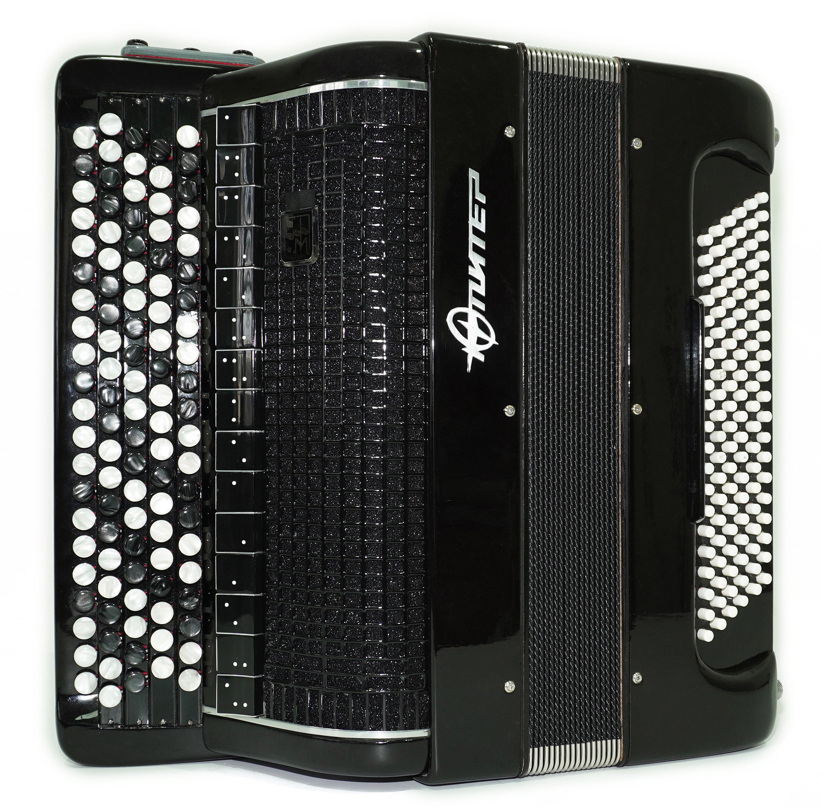 Jupiter Lux Button Accordion 120 Bass 5 Row Concert Bayan B Griff Double Cassotto Converter Free Bass and Stradella, The Best Professional Musical Instrument! 2691