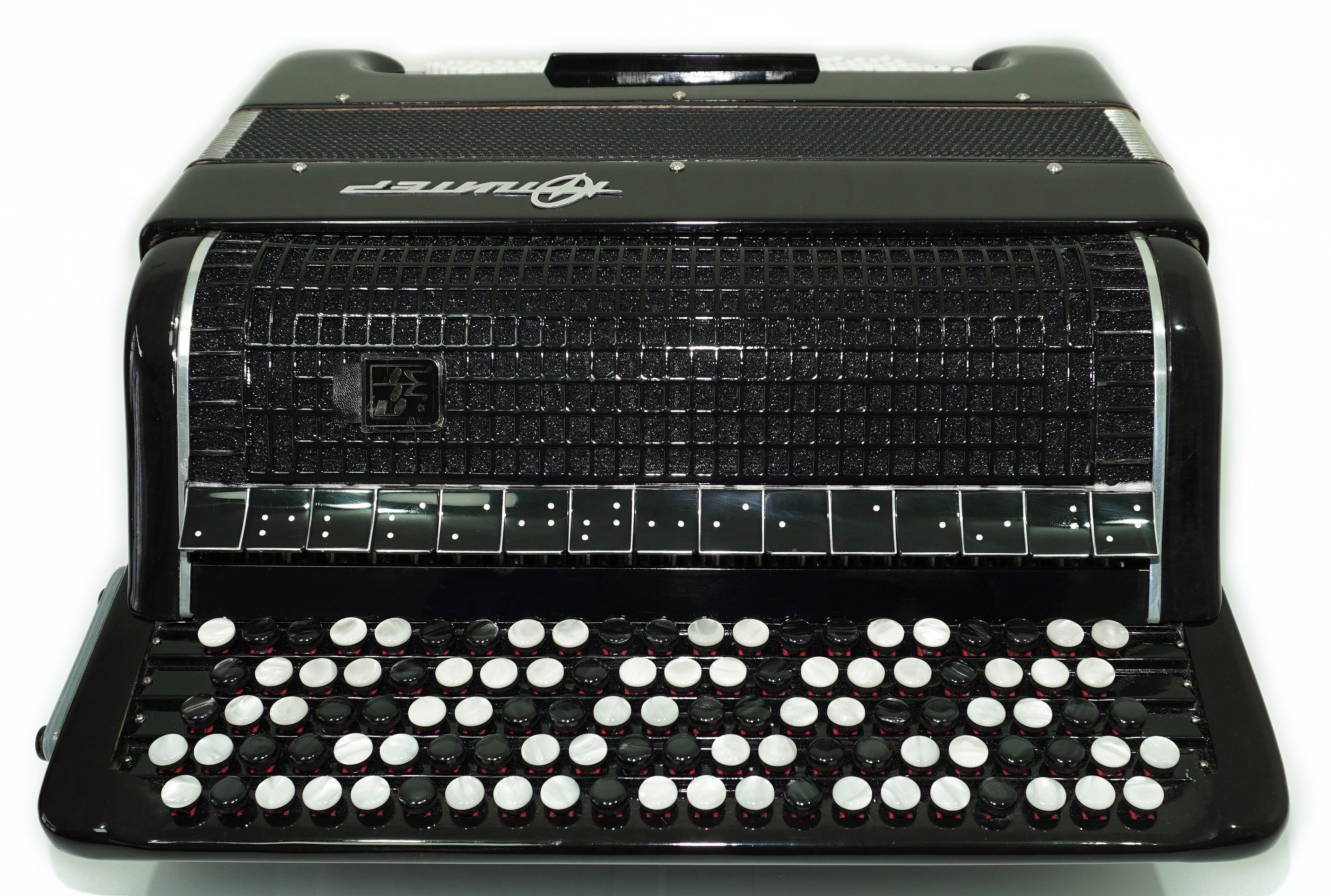 Jupiter Lux Button Accordion 120 Bass 5 Row Concert Bayan B Griff Double Cassotto Converter Free Bass and Stradella, The Best Professional Musical Instrument! 2691