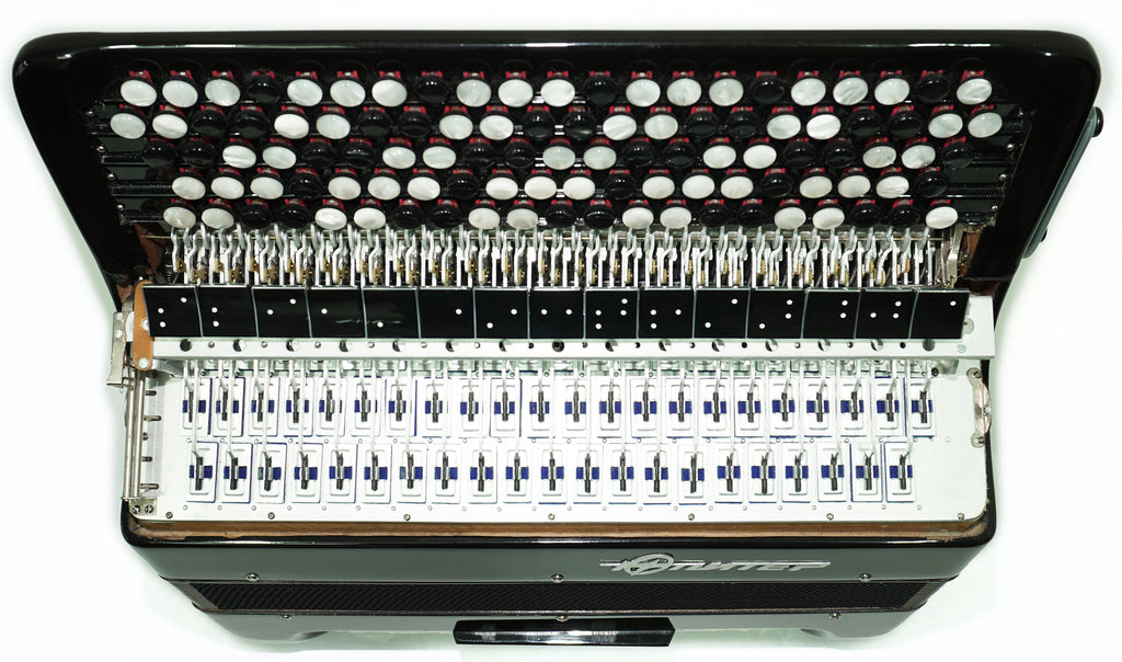 Jupiter Lux Button Accordion 120 Bass 5 Row Concert Bayan B Griff Double Cassotto Converter Free Bass and Stradella, The Best Professional Musical Instrument! 2691