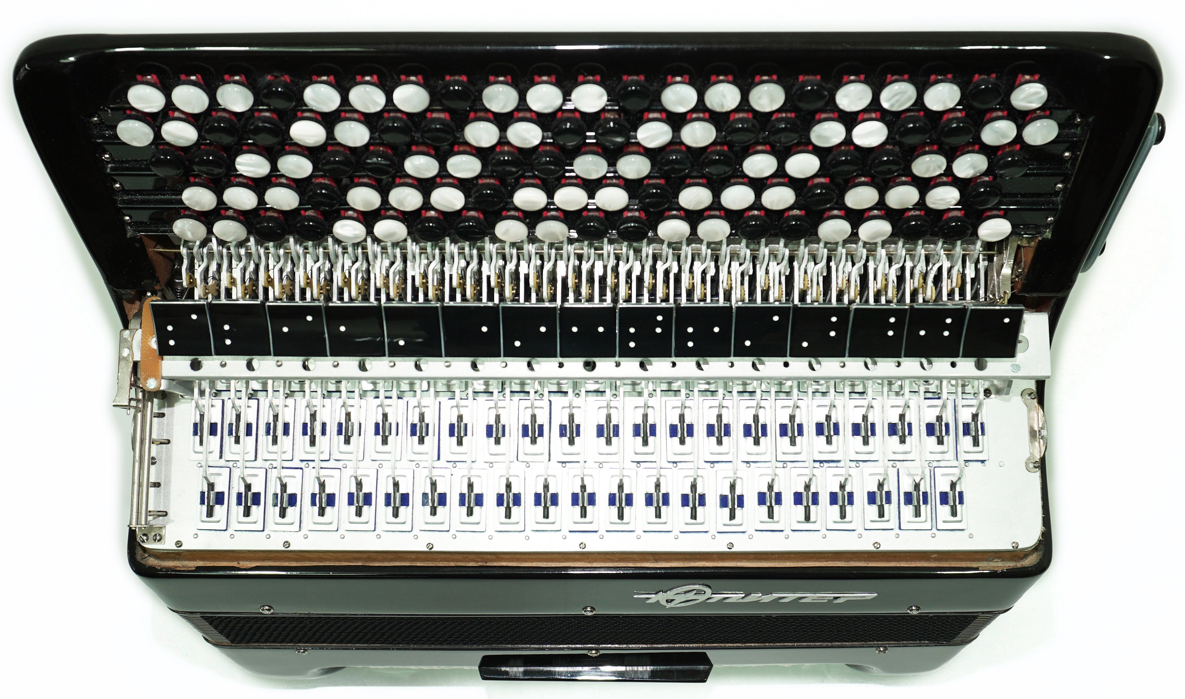 Jupiter Lux Button Accordion 120 Bass 5 Row Concert Bayan B Griff Double Cassotto Converter Free Bass and Stradella, The Best Professional Musical Instrument! 2691