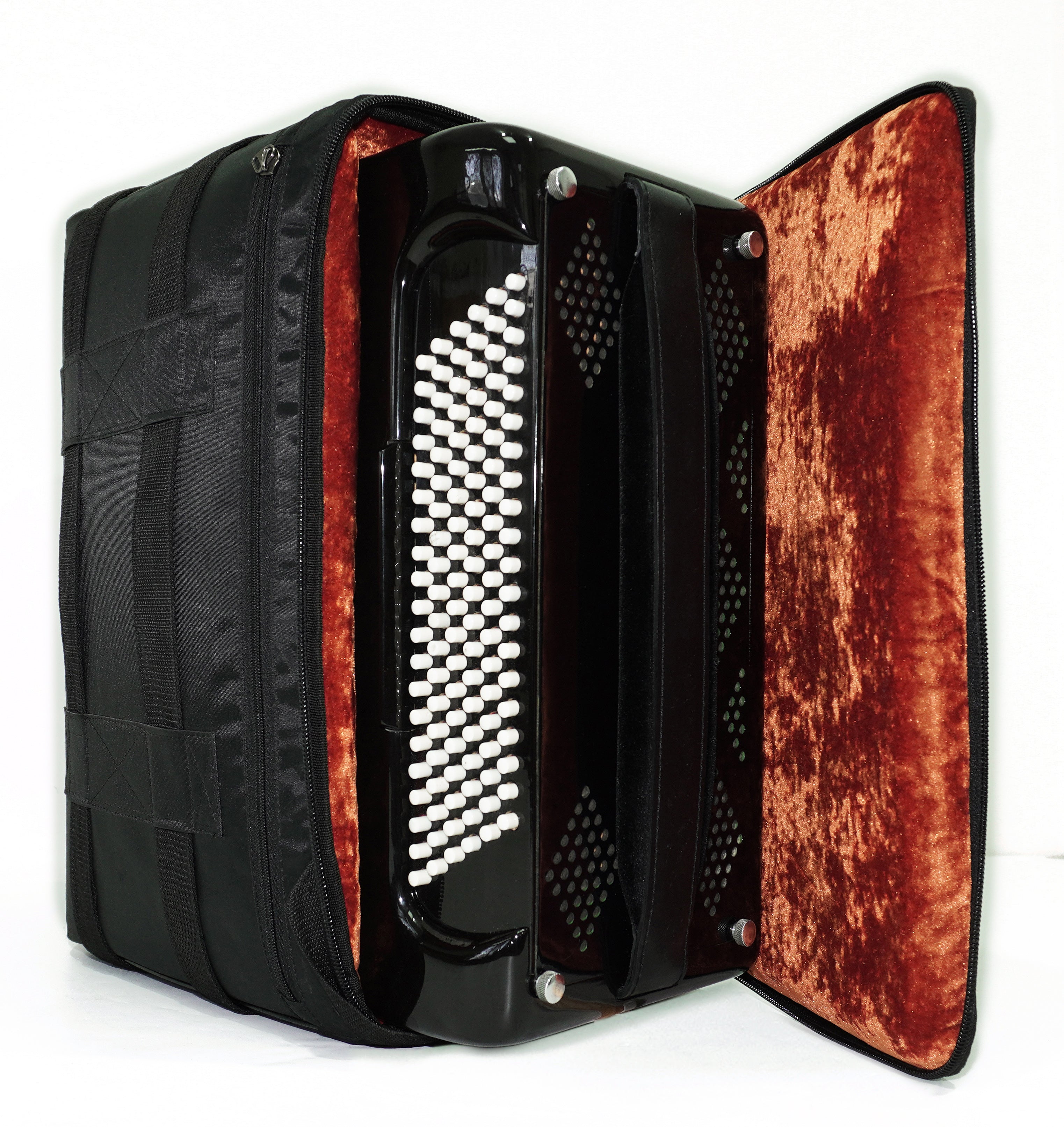 Jupiter Lux Button Accordion 120 Bass 5 Row Concert Bayan B Griff Double Cassotto Converter Free Bass and Stradella, The Best Professional Musical Instrument! 2691