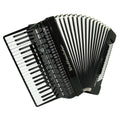 Close to New! Full Size Weltmeister Meteor Accordion 120 bass made in Germany, Concert Piano Akkordeon for Adults, Straps and Hard Case, 2696