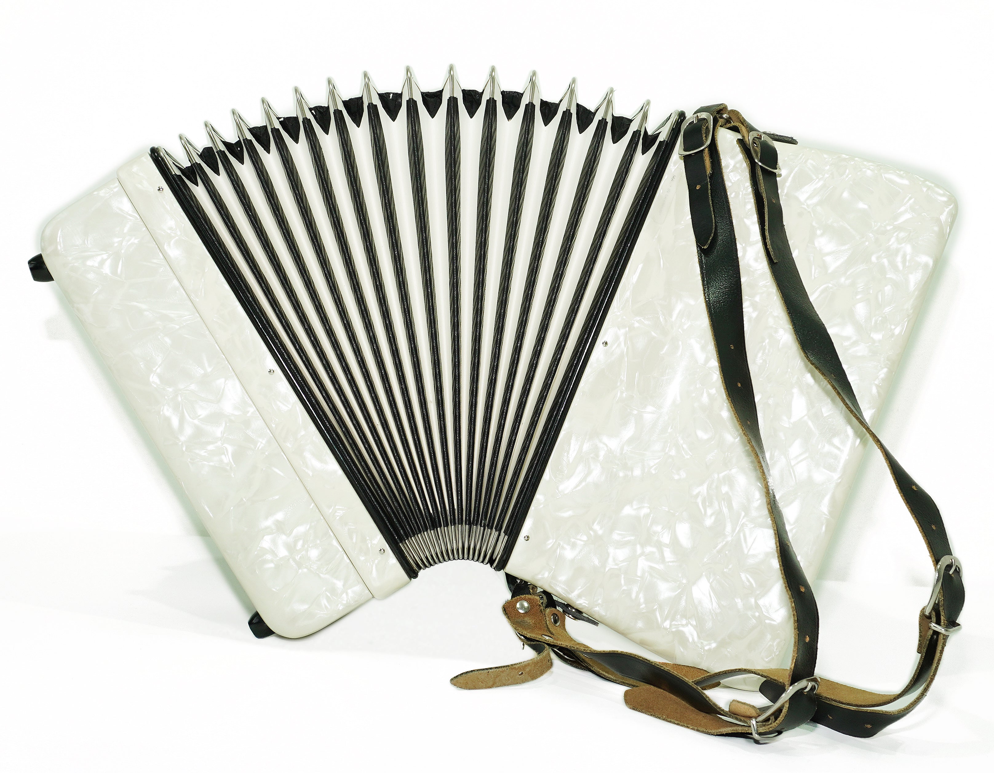 Close to New! Walther Teeny 48 Bass Lightweight Piano Accordion, German Akkordeon for Beginners Children Kids, Straps, Hard Case, 2697