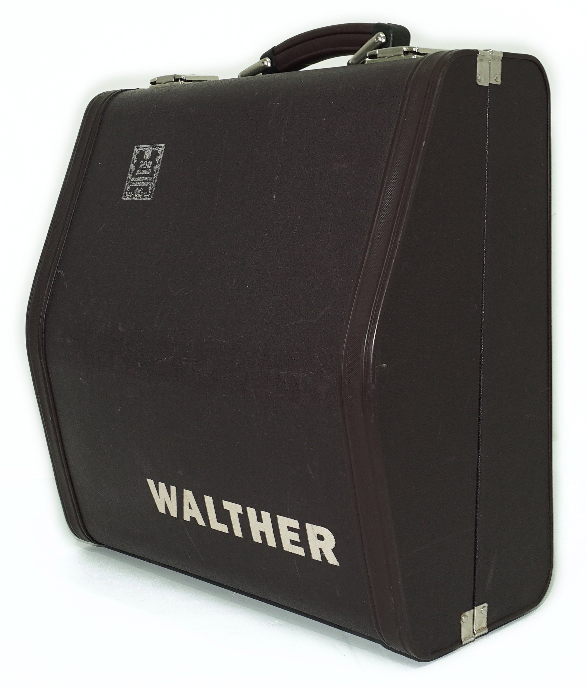 Close to New! Walther Teeny 48 Bass Lightweight Piano Accordion, German Akkordeon for Beginners Children Kids, Straps, Hard Case, 2697