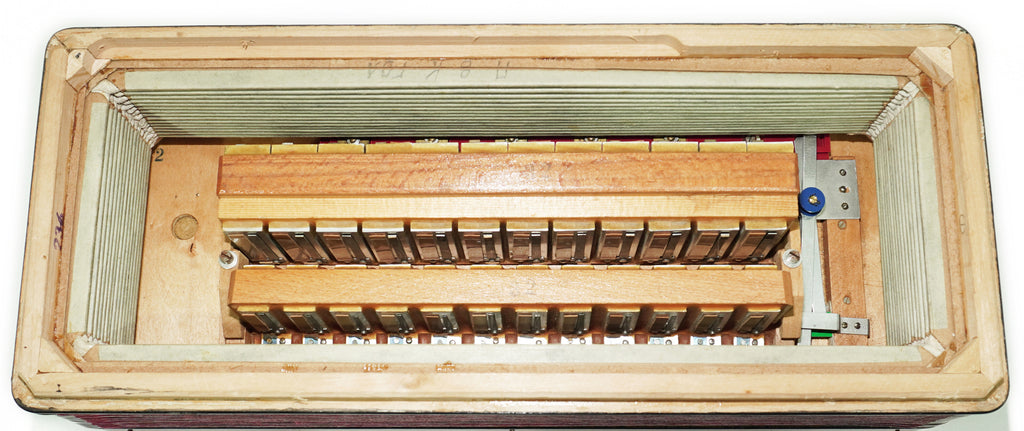 Weltmeister Accordion 120 Bass, German Full Size Keyboard Piano Accordian, New Straps and Soft Bag, 2730