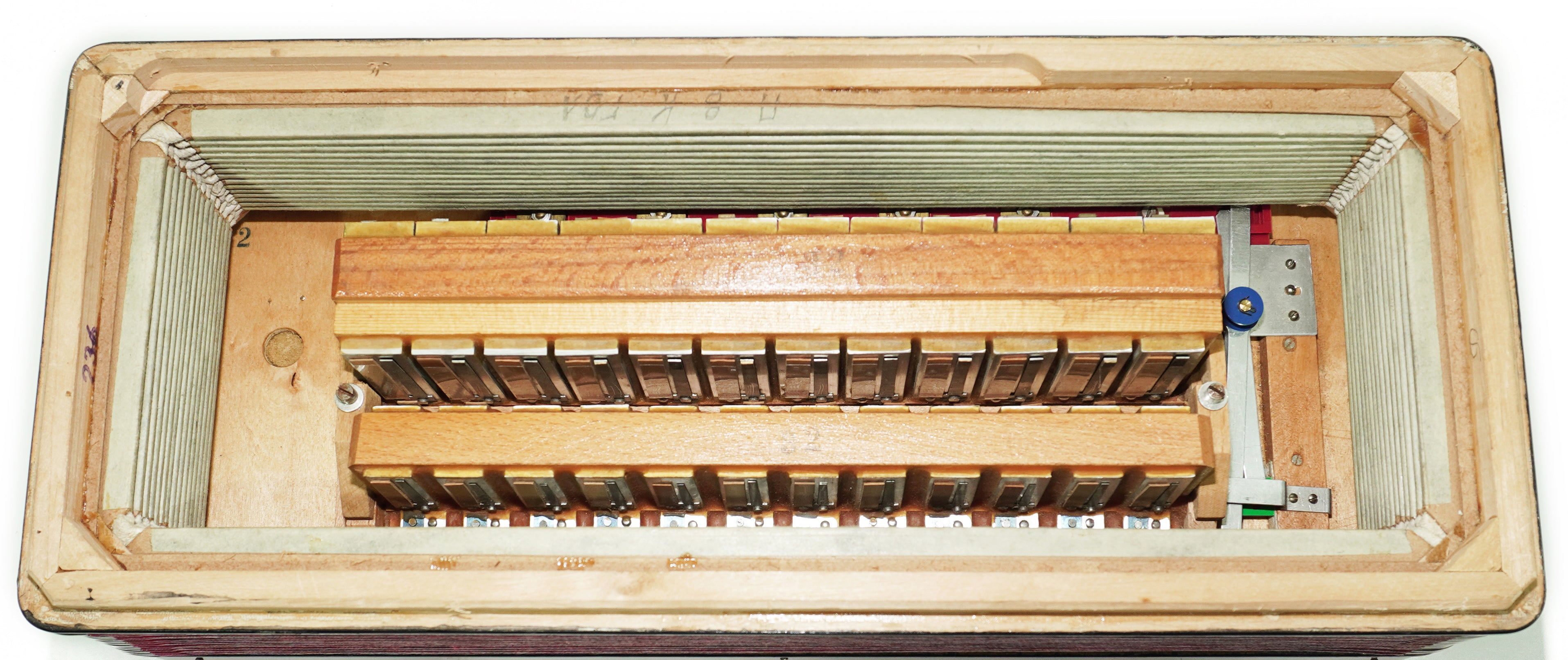 Weltmeister Accordion 120 Bass, German Full Size Keyboard Piano Accordian, New Straps and Soft Bag, 2730
