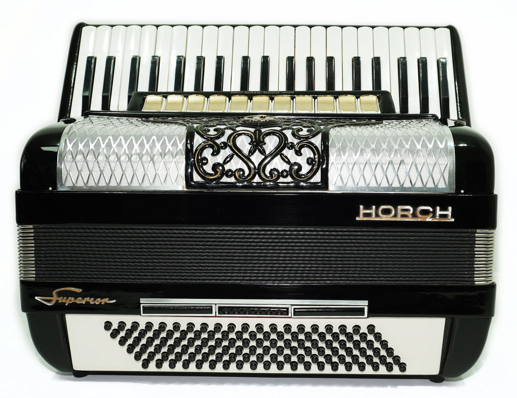 Full Size Horch Accordion 120 Bass, Original Concert Piano Accordion, made in Germany, New Straps and Soft Bag for Gift, Musical Instrument, 2702
