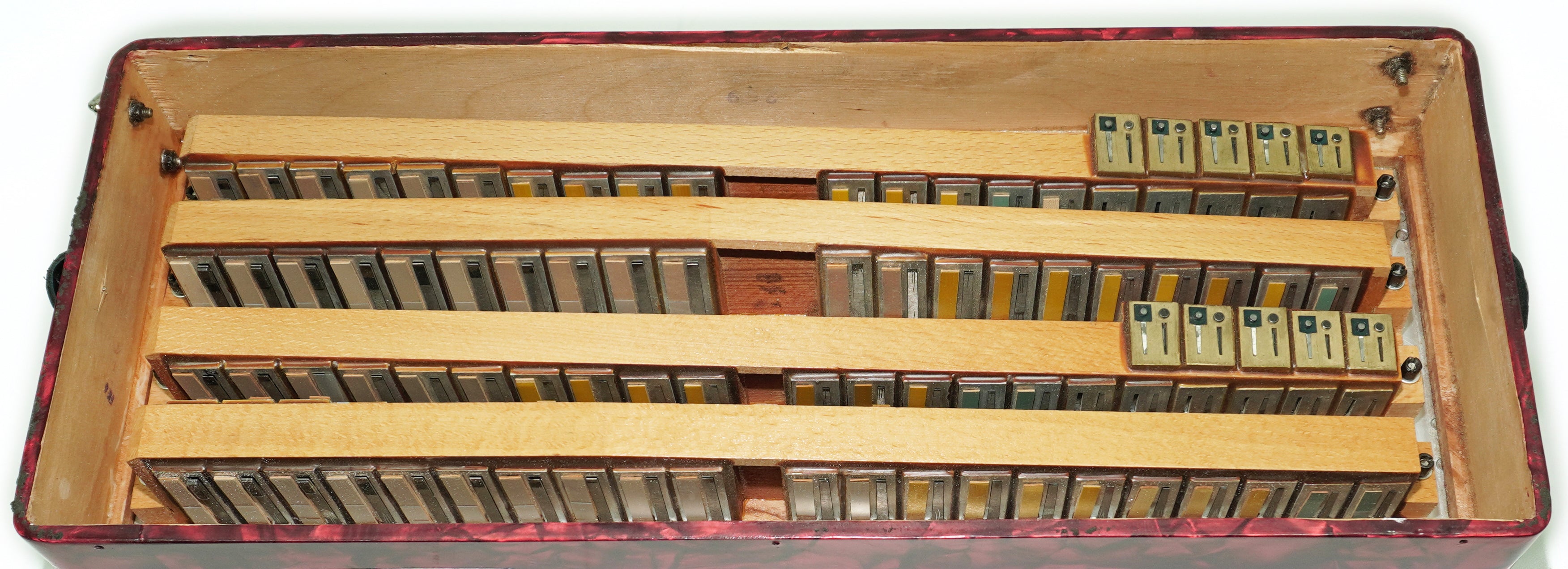 Vintage Weltmeister Stella Accordion 120 Bass, Old German Keyboard Piano Accordian, New Straps and Soft Bag for Gift, 2709
