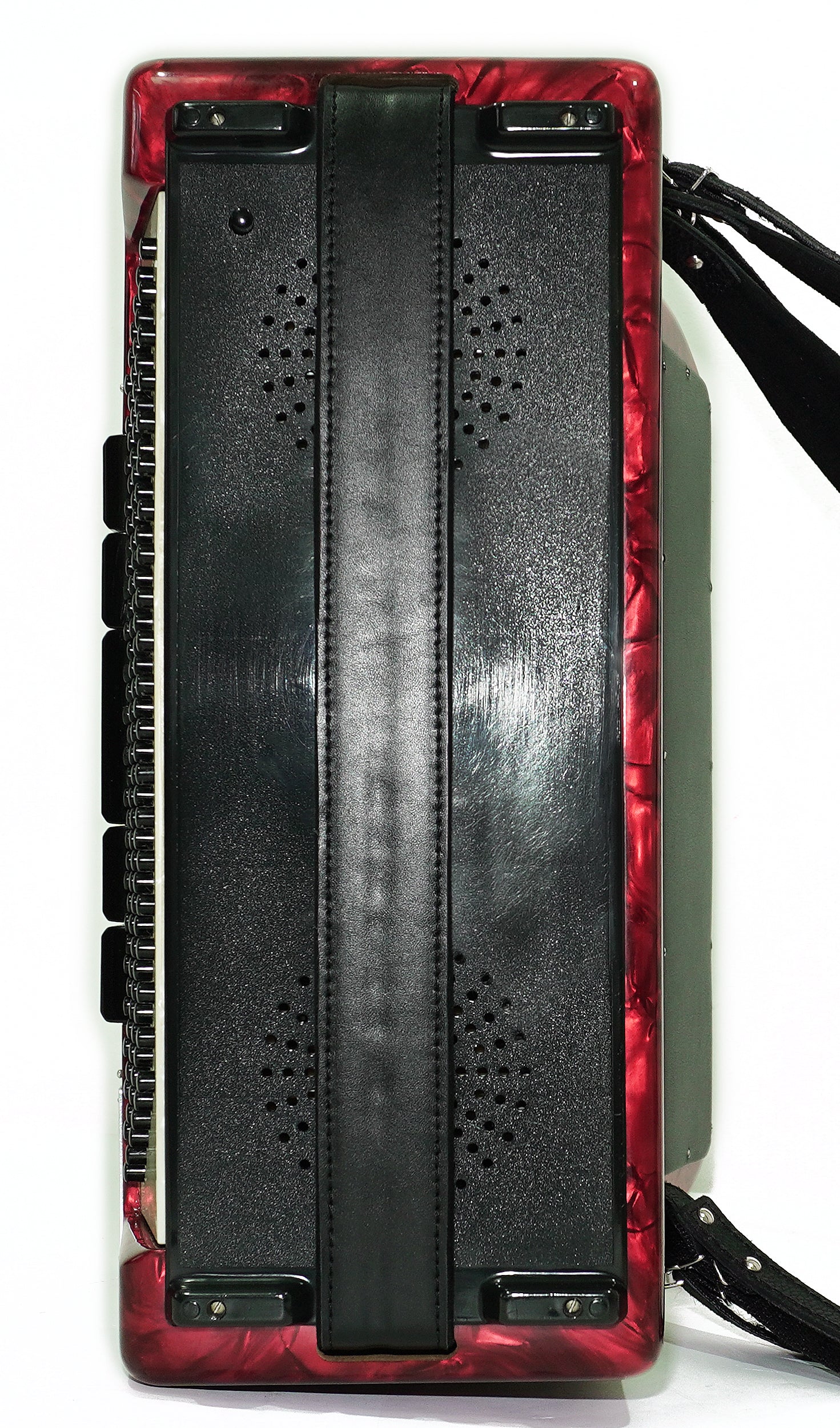 Weltmeister Grandina Button Accordion 120 Bass, made in Germany, 5 Row Bayan B Griff, Straps and Case, Vintage Professional Accordion, 2704