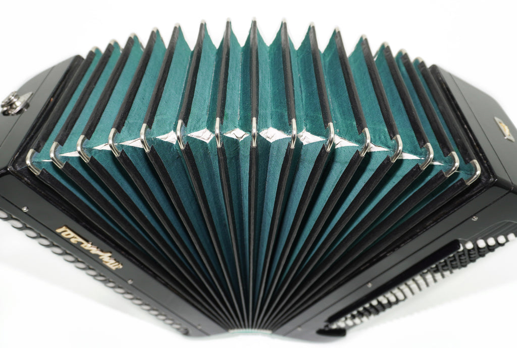 Converter Russian Bayan Free Bass Stradella Tula 201 Button Accordion with New Straps, Great Concert Accordian Tulskiy Knopfakkordeon, 2710
