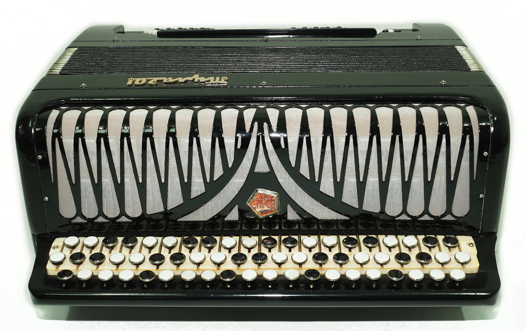 Converter Russian Bayan Free Bass Stradella Tula 201 Button Accordion with New Straps, Great Concert Accordian Tulskiy Knopfakkordeon, 2710