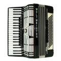Weltmeister Amigo Accordion 120 Bass, German Full Size Keyboard Piano Accordian, New Straps and Soft Bag, 2713