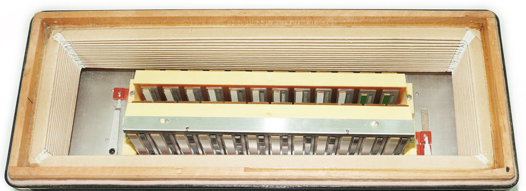 Weltmeister Amigo Accordion 120 Bass, German Full Size Keyboard Piano Accordian, New Straps and Soft Bag, 2713