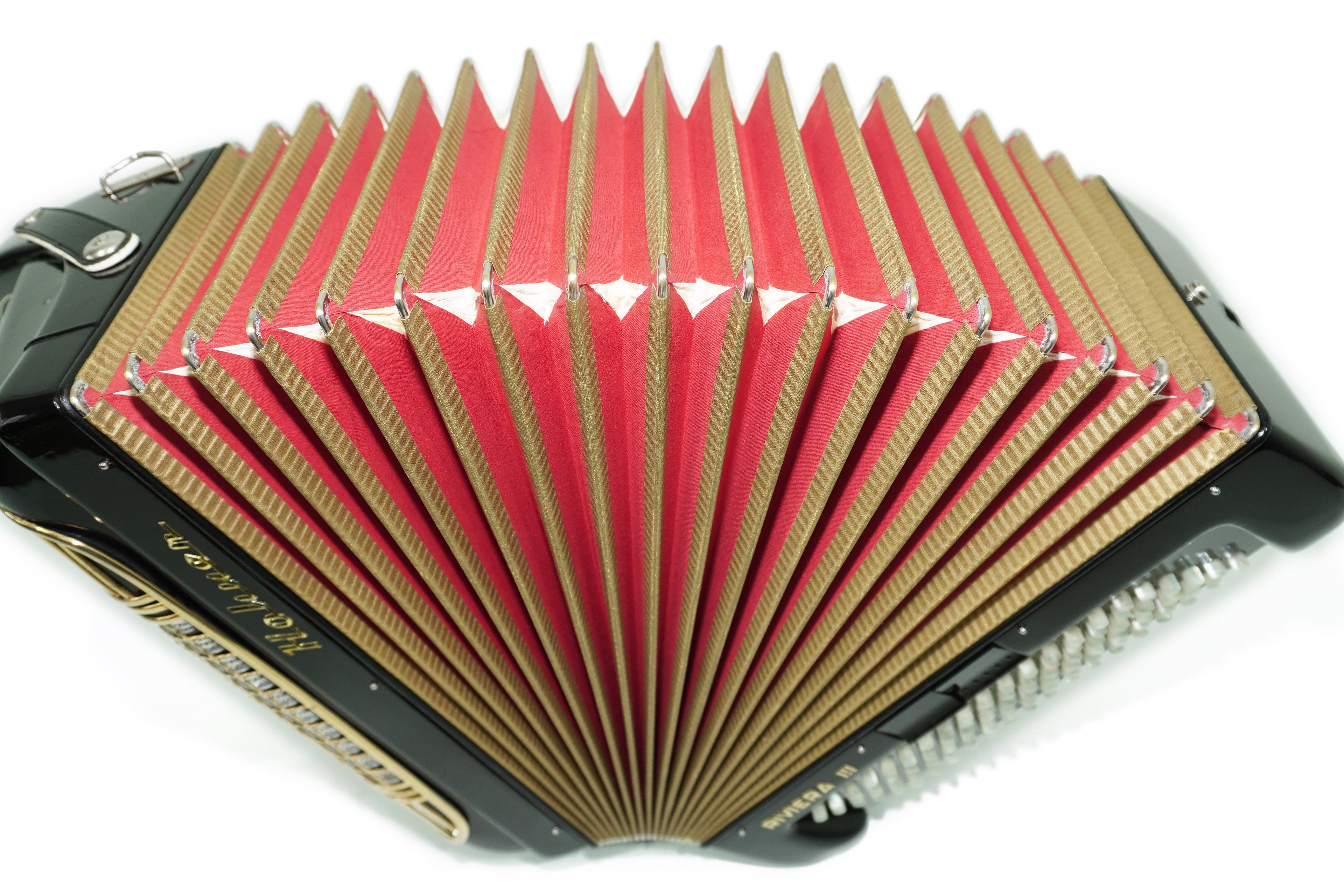 Hohner Riviera III 5 Row Lightweight Button Accordion 96 Bass made in Germany, C Griff, New Straps, Original Accordeone de Botones, 2714