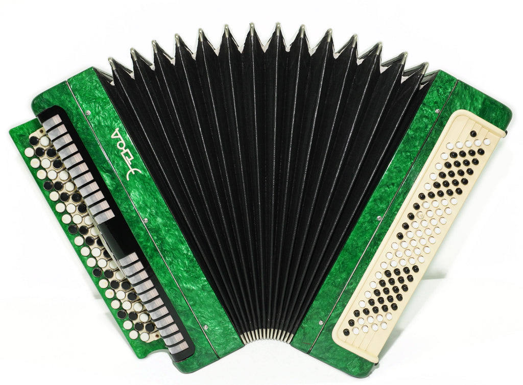 Etude Tulskiy Russian Bayan, 3 Row Chromatic Button Accordion 100 bass, New Straps and Soft Case for Gift, Acordeone de Botones, 2712