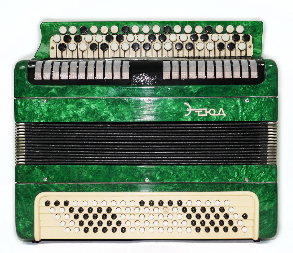 Etude Tulskiy Russian Bayan, 3 Row Chromatic Button Accordion 100 bass, New Straps and Soft Case for Gift, Acordeone de Botones, 2712