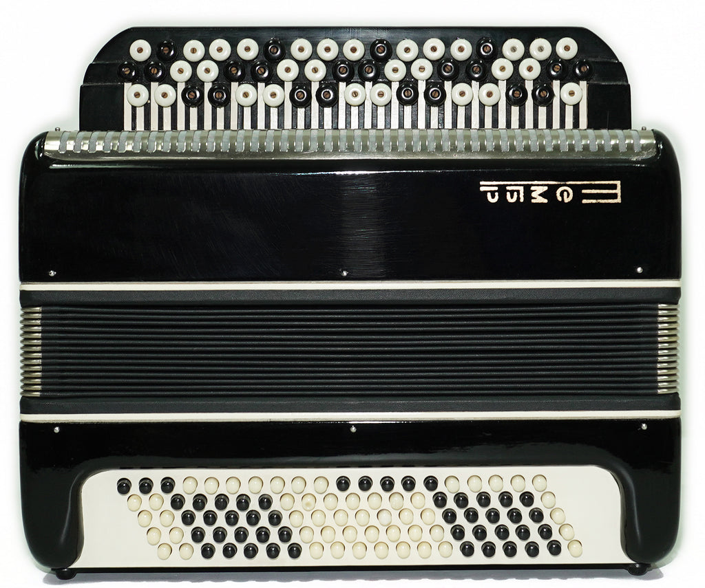 Bayan Tembr Ukraine Button Accordion 100 Bass, New Straps and Case, Concertina Stradella B System, Harmonica in Tune, 2721