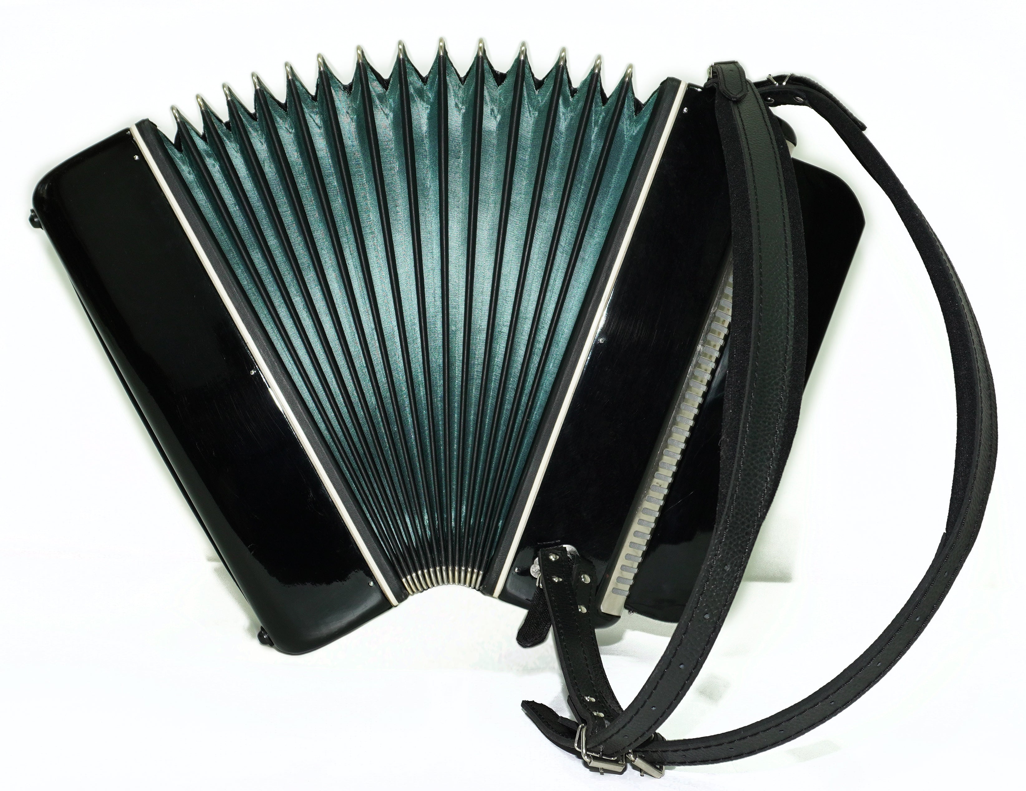 Bayan Tembr Ukraine Button Accordion 100 Bass, New Straps and Case, Concertina Stradella B System, Harmonica in Tune, 2721