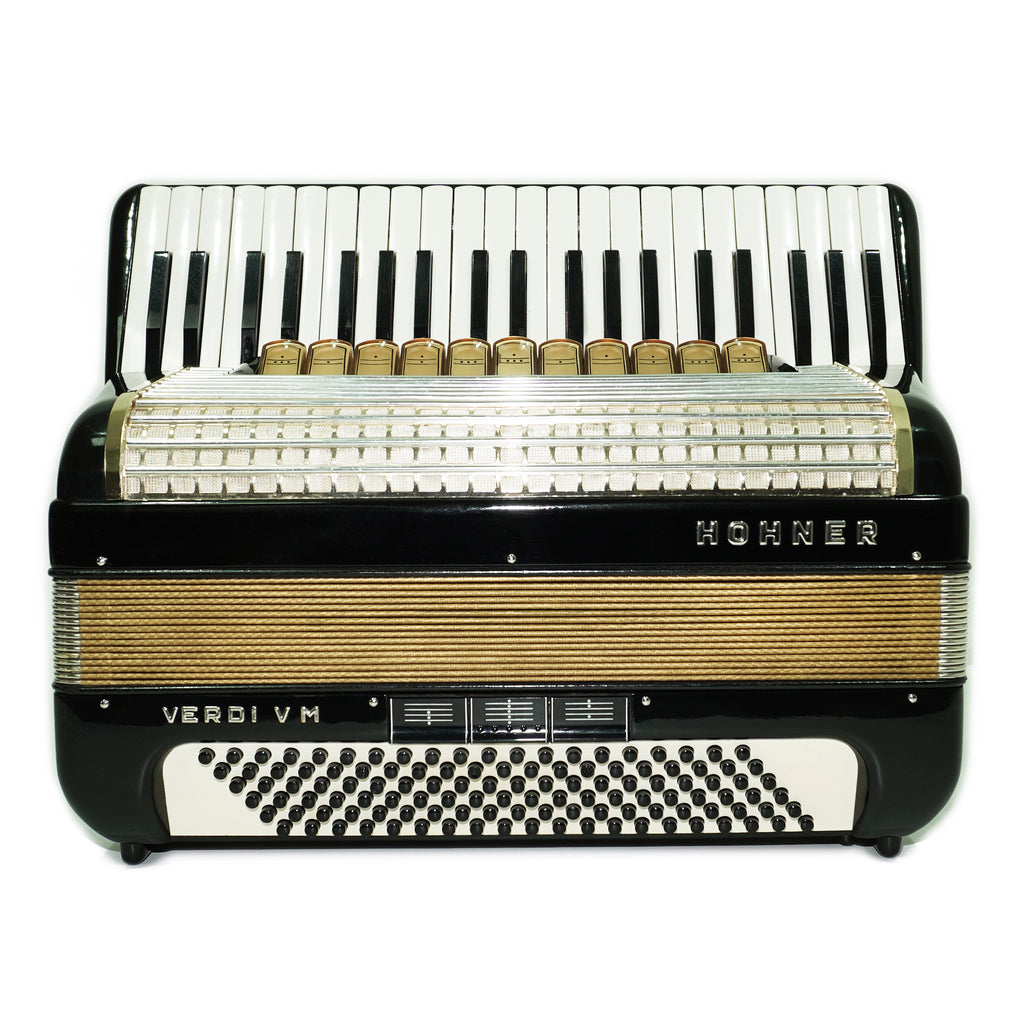 Full Size Horch DeLuxe Accordion 120 Bass, Original Concert Piano Accordion, made in Germany, New Straps and Soft Bag for Gift, 2720