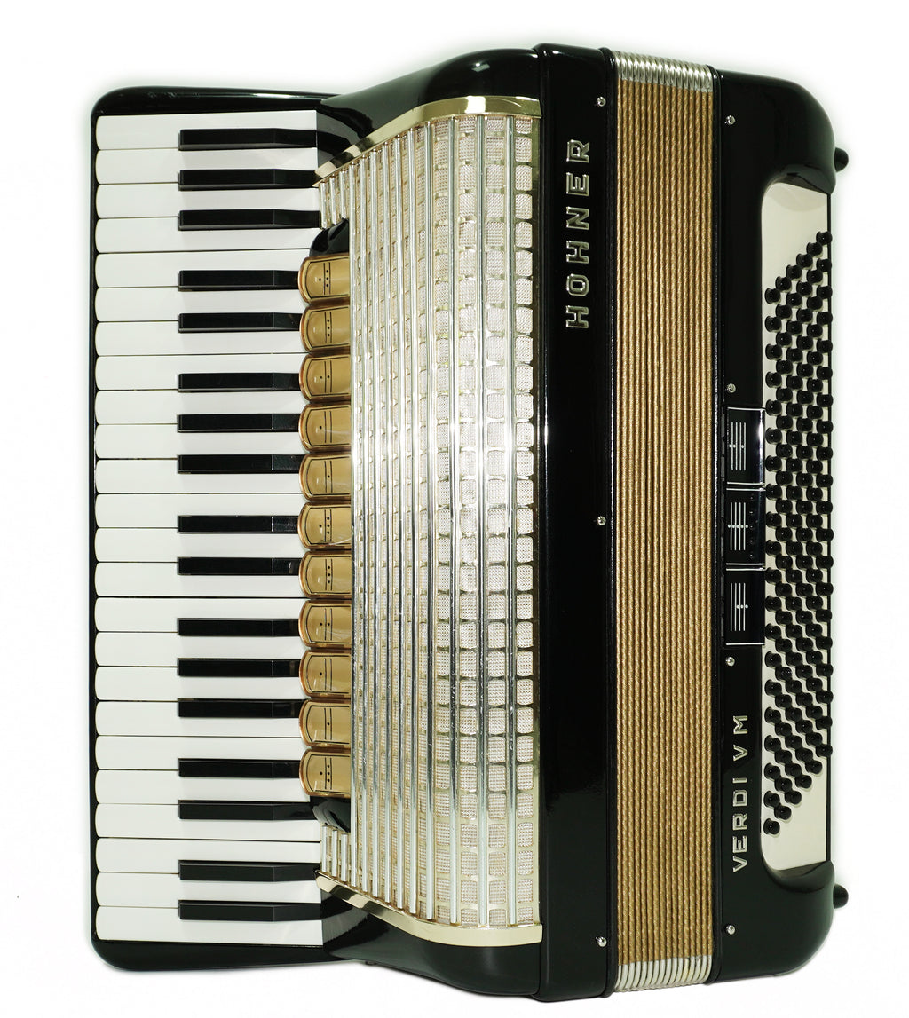 Full Size Horch DeLuxe Accordion 120 Bass, Original Concert Piano Accordion, made in Germany, New Straps and Soft Bag for Gift, 2720