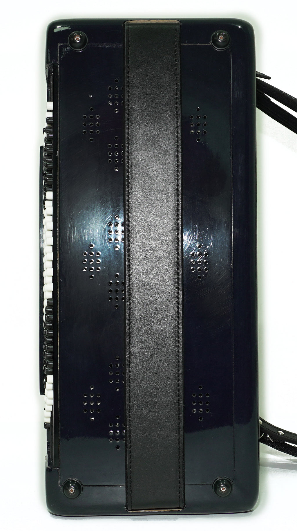 Converter Bayan Rubin 7 Free Bass and Stradella, 120 Bass Button Accordion, Vintage Russian Bayan Accordian with Straps and Case, 2717