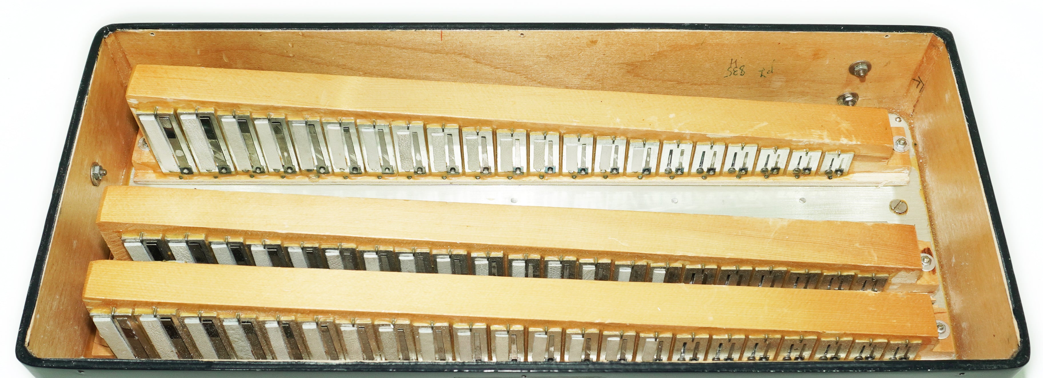 Converter Bayan Rubin 7 Free Bass and Stradella, 120 Bass Button Accordion, Vintage Russian Bayan Accordian with Straps and Case, 2717