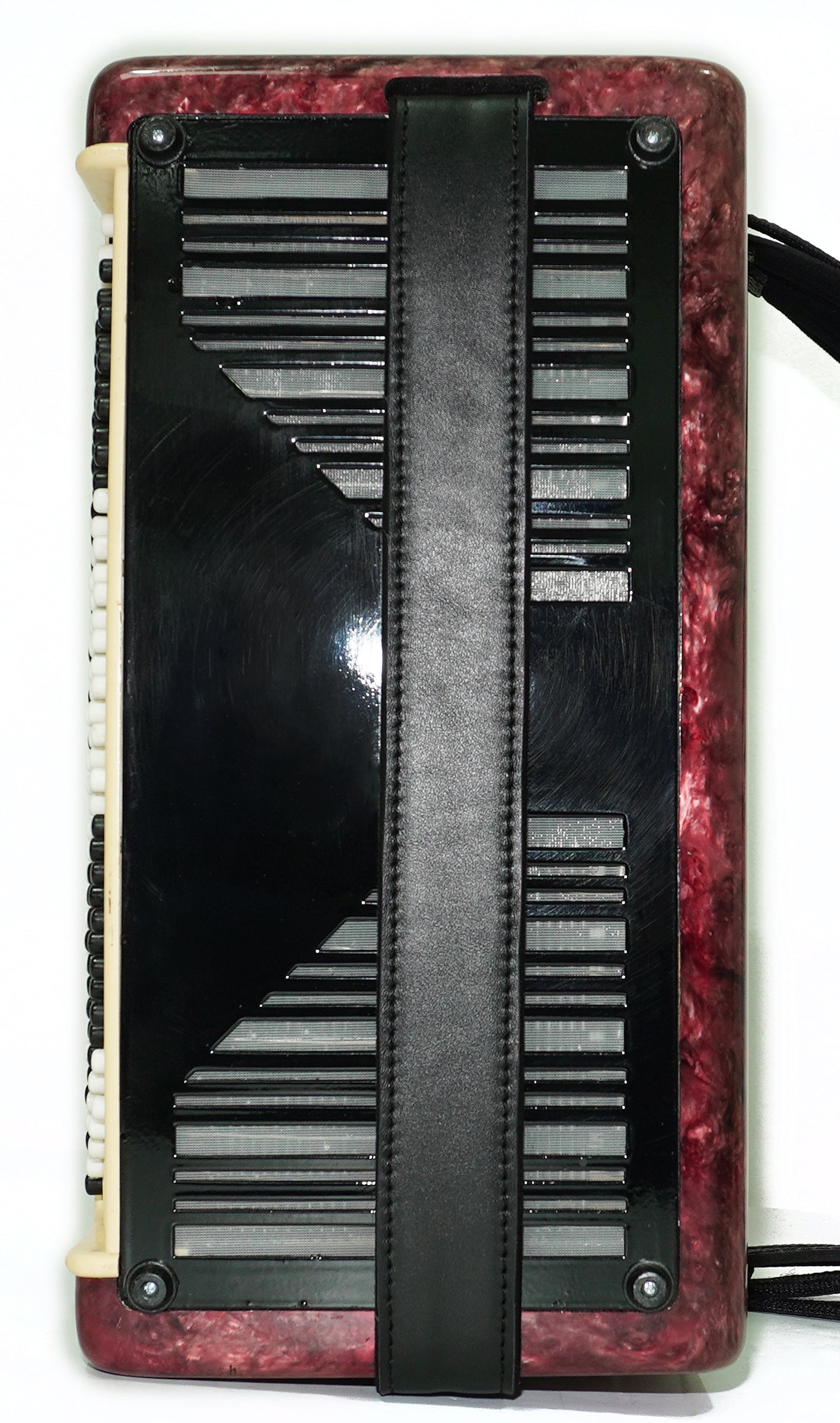 Tulskiy Russian Bayan Etude, 3 Row Chromatic Button Accordion 100 Bass, B System, Straps and Case, Soviet Garmoshka Tula, 2718
