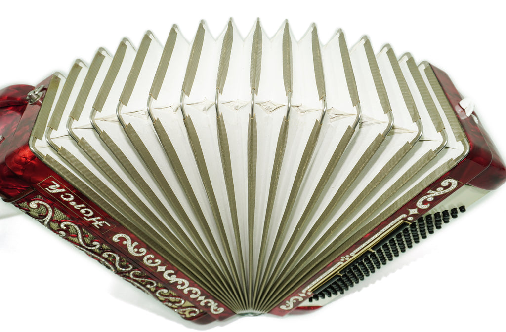 Full Size Horch DeLuxe Accordion 120 Bass, Original Concert Piano Accordion, made in Germany, New Straps and Soft Bag for Gift, 2719