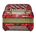 Hohner Riviera III 5 Row Lightweight Button Accordion 96 Bass made in Germany, C Griff, Straps and Case, Original Accordeone de Botones, 2725