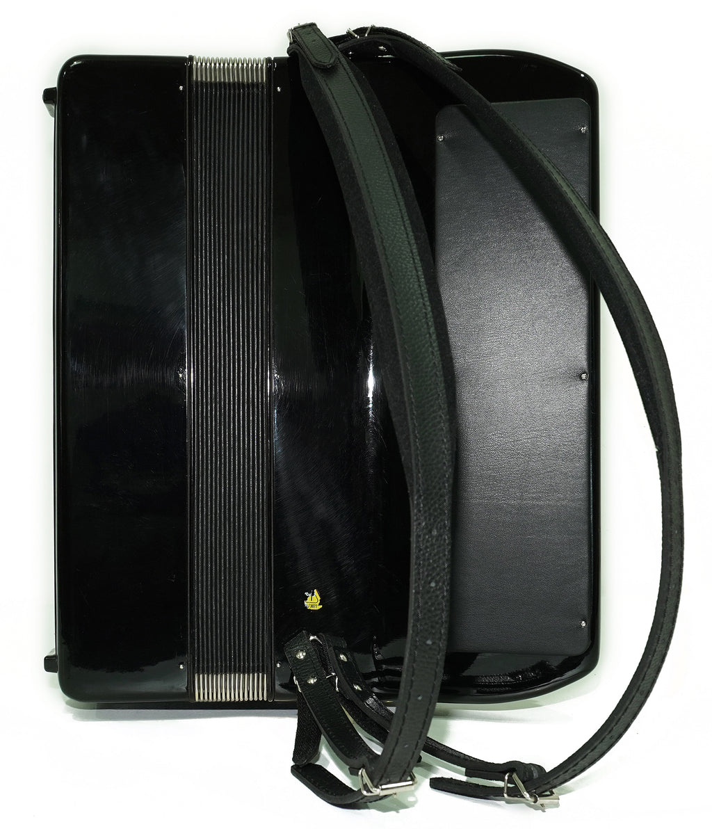 Weltmeister Grandina Button Accordion 120 Bass, made in Germany, 5 Row Bayan B Griff, Straps and Case, 2722
