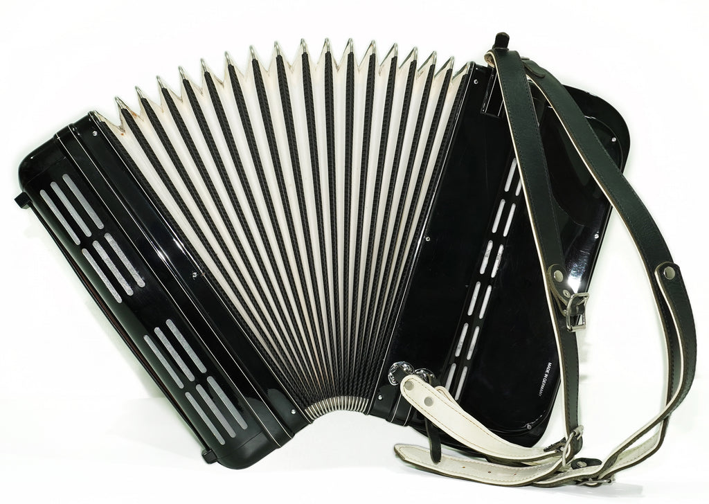 Converter Hohner Morino Artiste XII Cassotto Button Accordion, made in Germany, C Griff Knopfakkordeon, Straps and Case, 2723