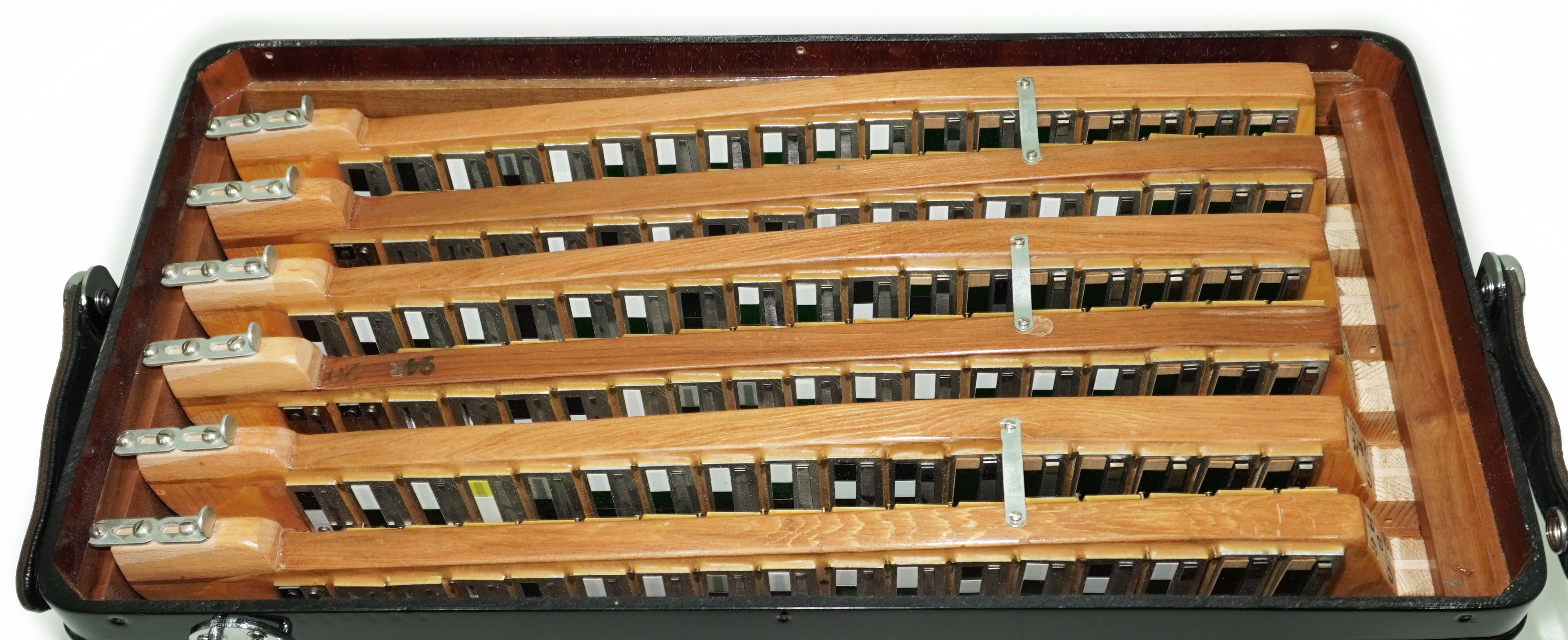 Converter Hohner Morino Artiste XII Cassotto Button Accordion, made in Germany, C Griff Knopfakkordeon, Straps and Case, 2723
