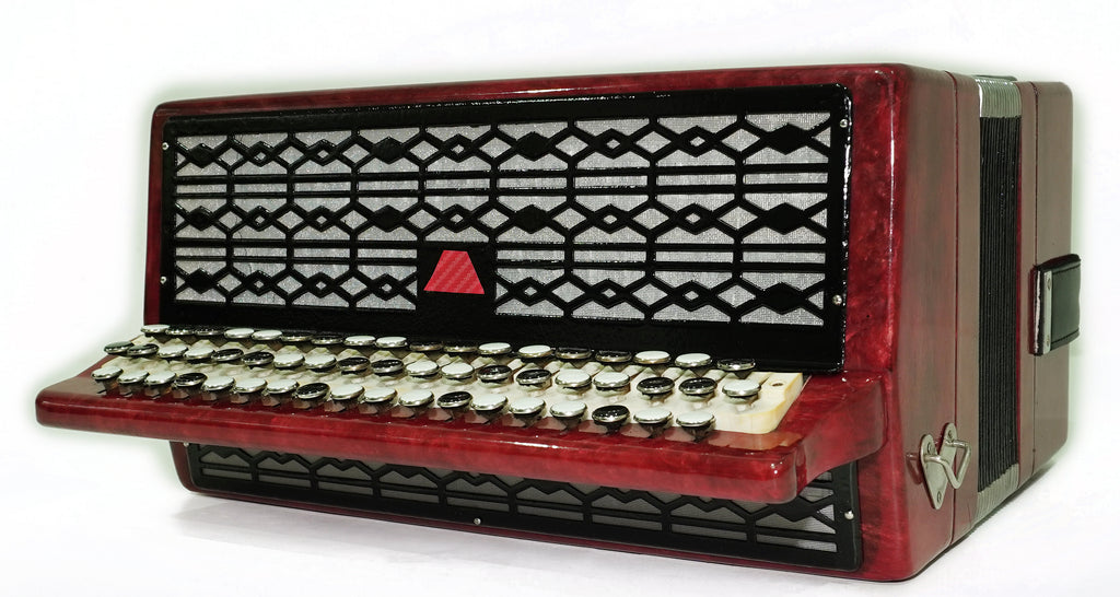 Tulskiy Russian Bayan Tula 202 Button Accordion 100 bass Acordeone de Botones, New Straps and Soft Case for Gift, 2733