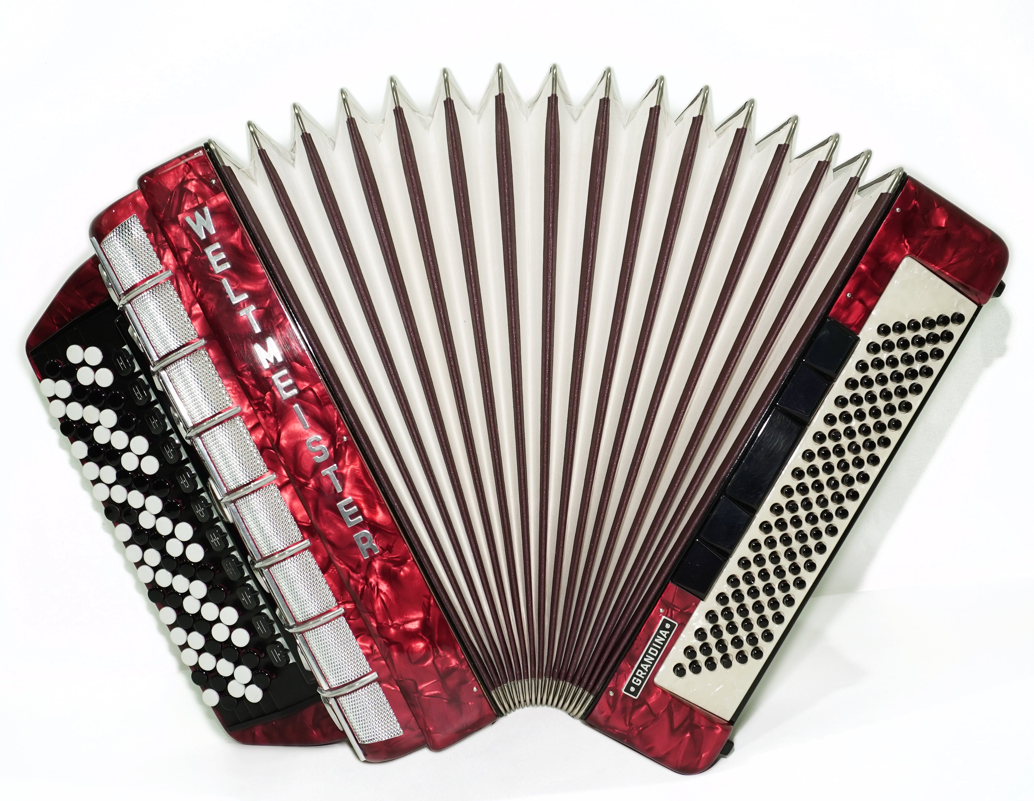 Weltmeister Grandina Button Accordion 120 Bass, made in Germany, preorder for Karina Karnaukh, first payment