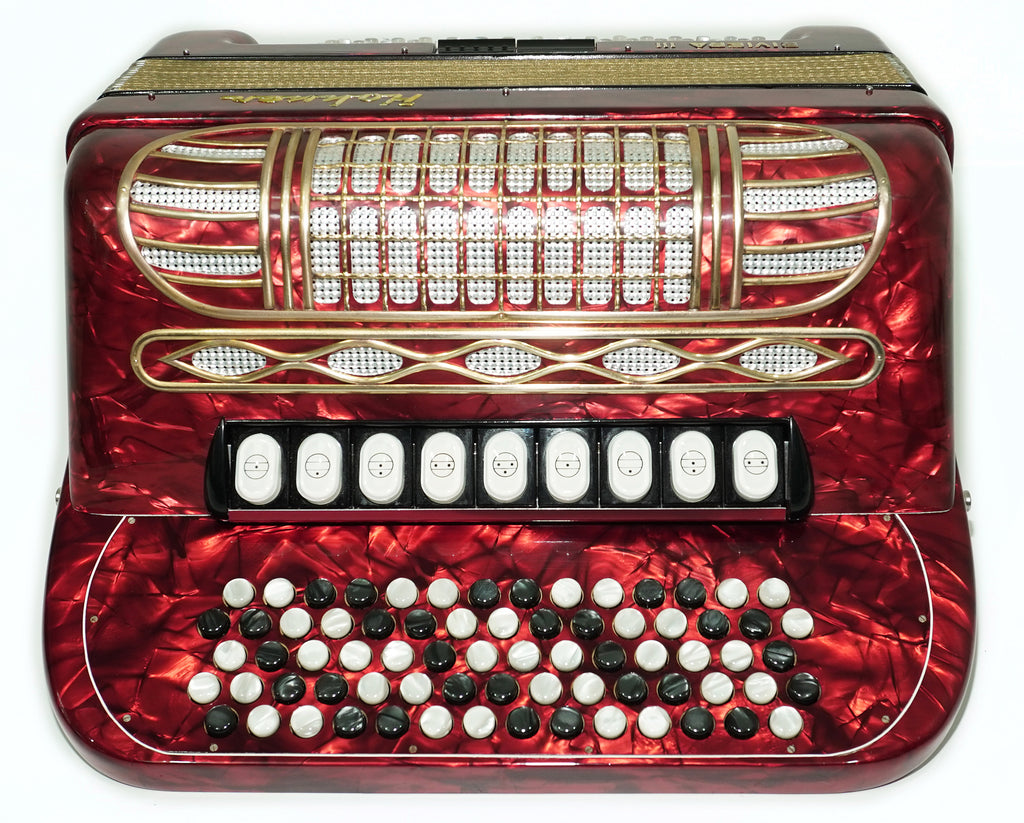 Hohner Riviera III 5 Row Lightweight C Griff Button Accordion 96 Bass made in Germany, Original Accordeone de Botones, 2740