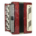 Tulskiy Russian Bayan Etude, 3 Row Chromatic Button Accordion 100 Bass, B System, Straps and Case, Soviet Garmoshka Tula, 2744