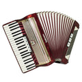 Weltmeister Accordion 120 Bass, German Keyboard Piano Accordian, New Straps and Soft Bag, 2737
