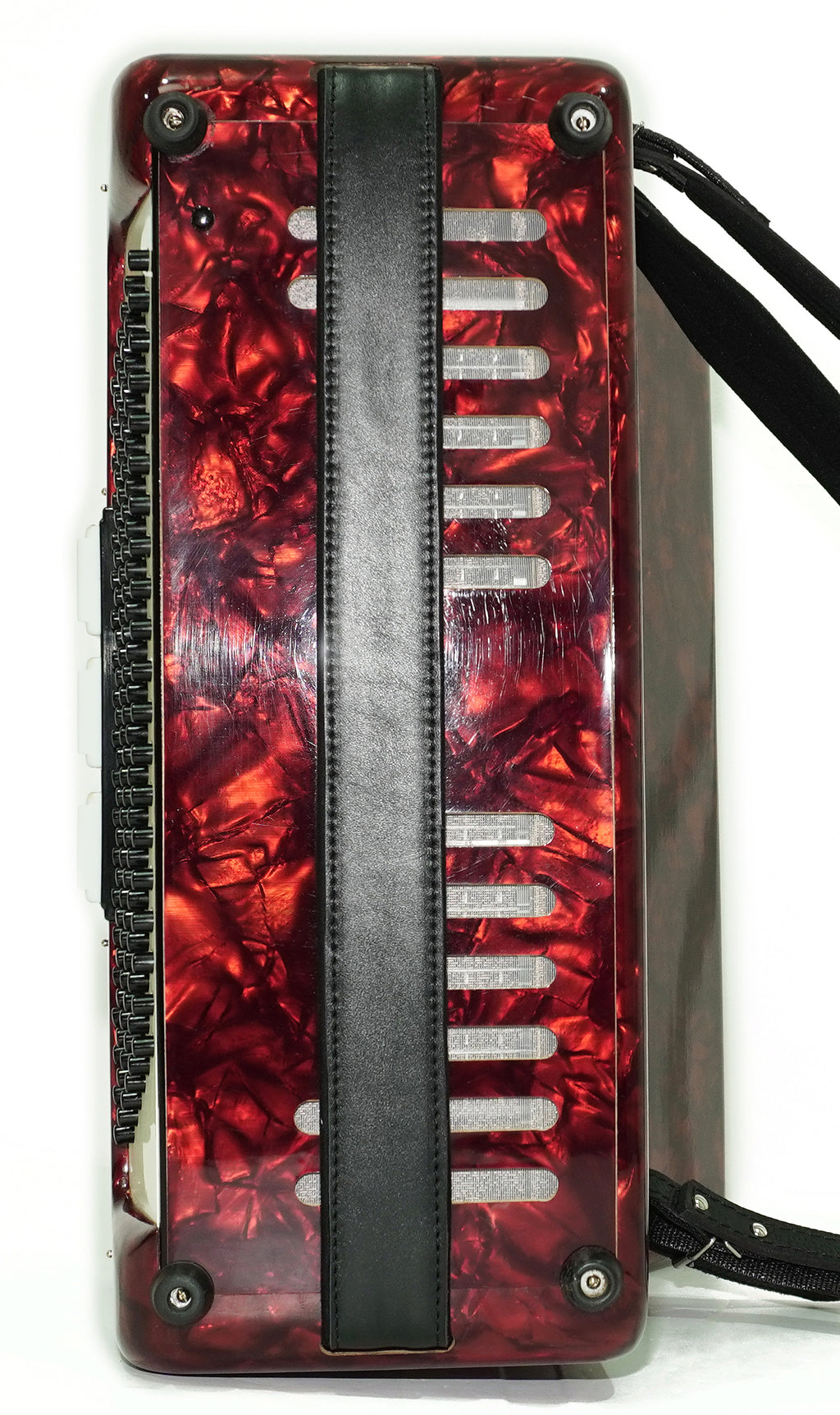 Weltmeister Accordion 120 Bass, German Keyboard Piano Accordian, New Straps and Soft Bag, 2737