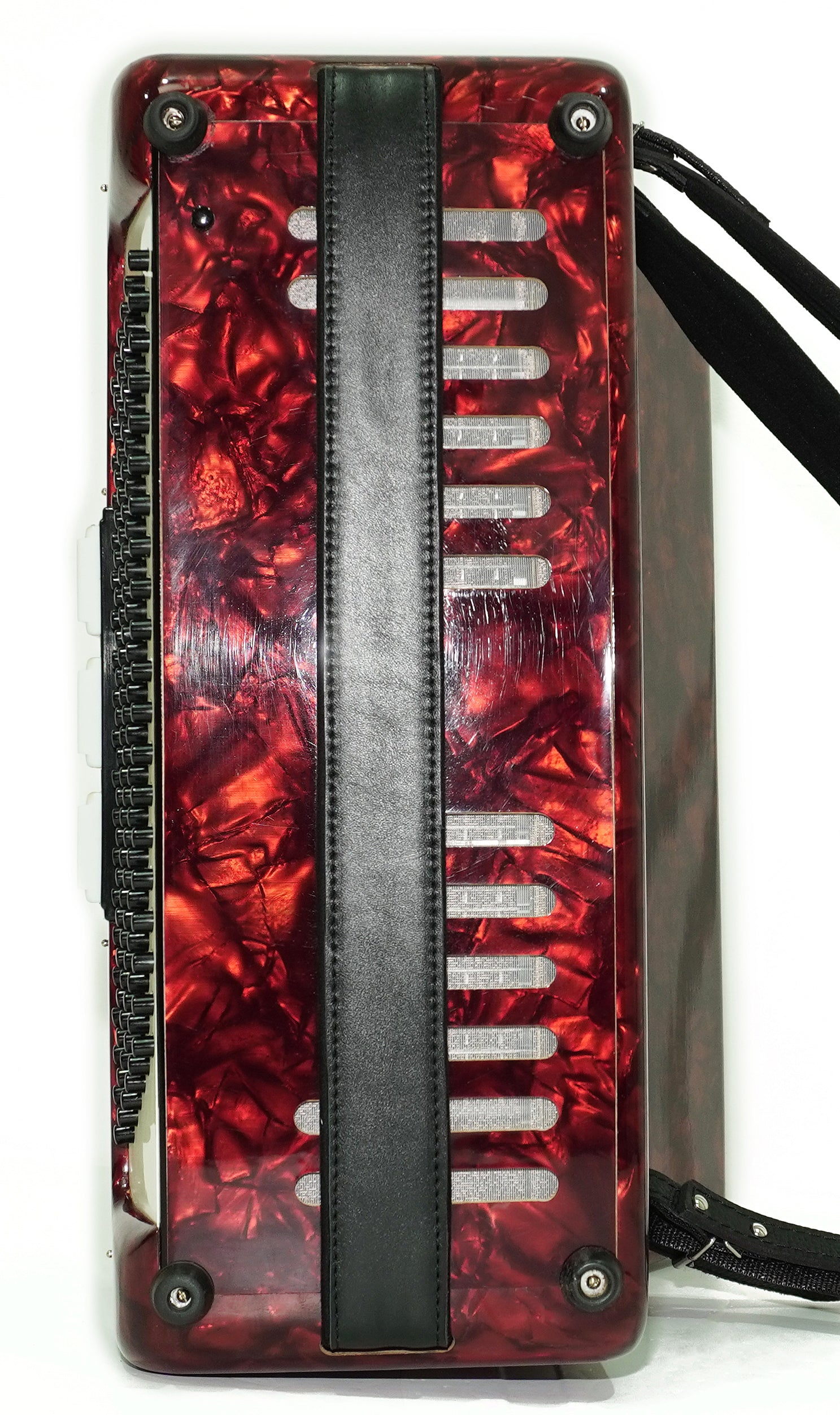 Weltmeister Accordion 120 Bass, German Keyboard Piano Accordian, New Straps and Soft Bag, 2737