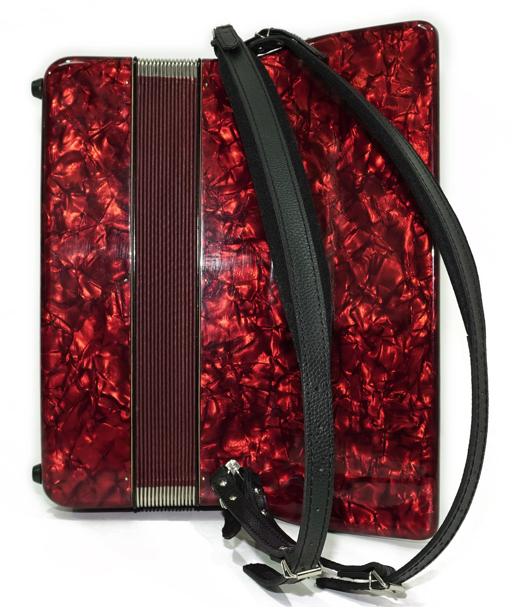 Weltmeister Accordion 120 Bass, German Keyboard Piano Accordian, New Straps and Soft Bag, 2737