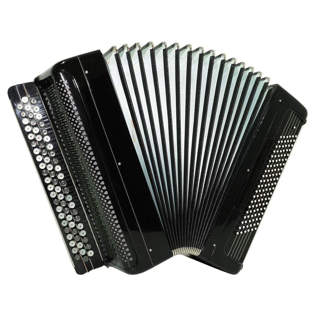 Converter Free Bass Button Accordion Yasnaya Polyana Russian Bayan Copper Voices Solid Reeds, New Straps and Soft Case, 2734