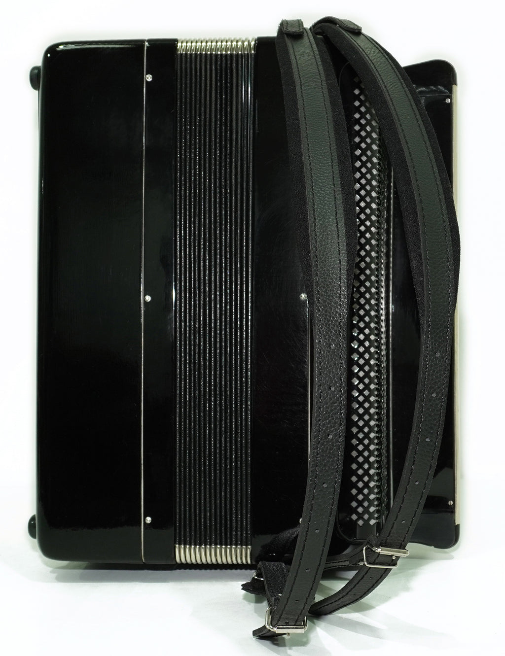 Converter Free Bass Button Accordion Yasnaya Polyana Russian Bayan Copper Voices Solid Reeds, New Straps and Soft Case, 2734